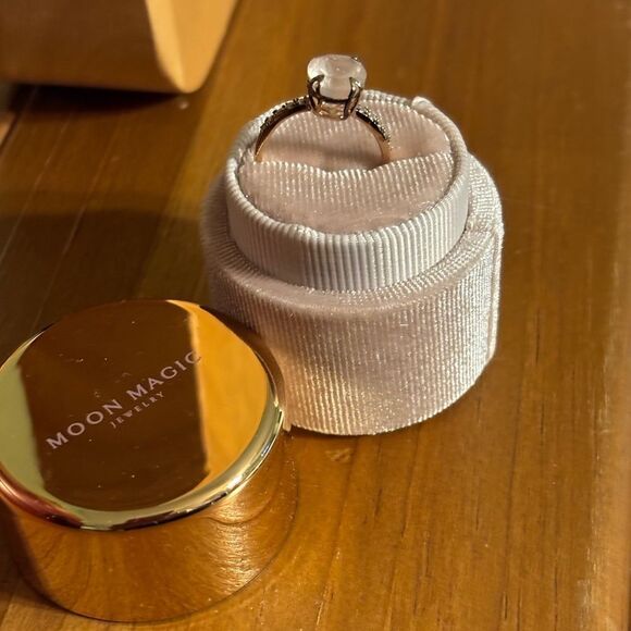 Rose Quartz Ring - Harlow - Picture 2 of 10